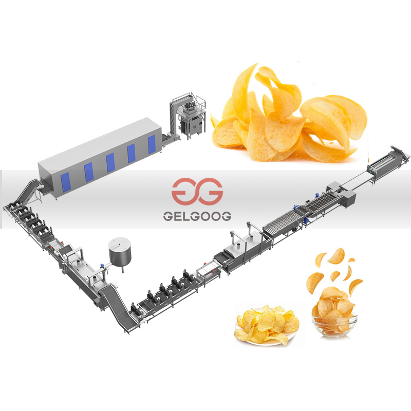 Factory Price Guangzhou Lays Potato Chips Making Machine Product Line for Frozen Potato Chip