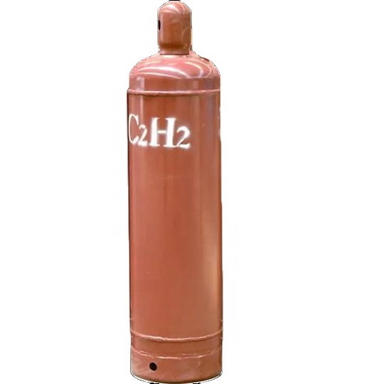 Оптовая продажа с фабрики, низкая цена, 25L Растворенный ацетилен, газовый баллон 40Bar, промышленный ацетилен, газ