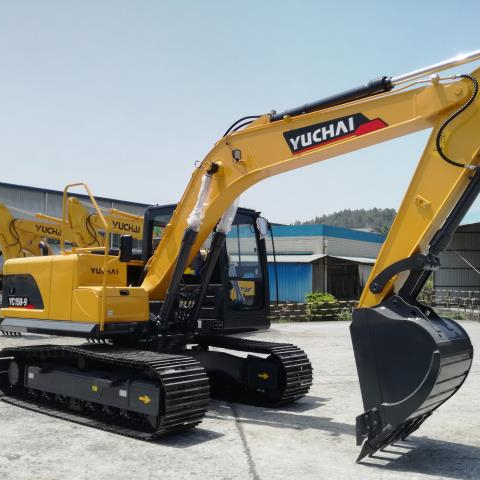 Блок развертки тележки Yuchai escavator машины YC150-9 15t Большой экскаваторы
