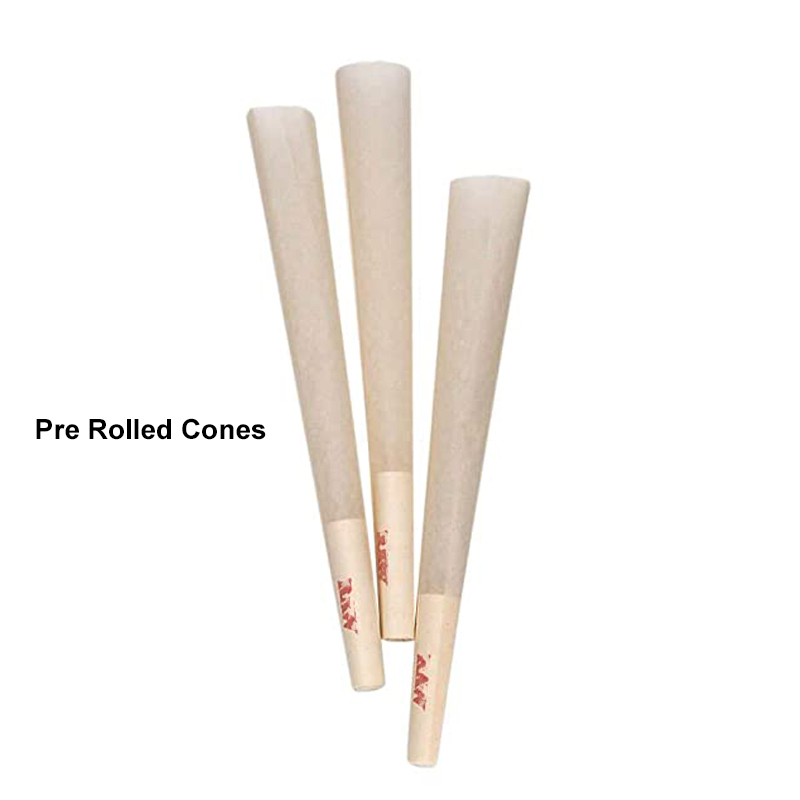 Hot Selling Unbleached Natural Raw Pre Rolled Cones Papers