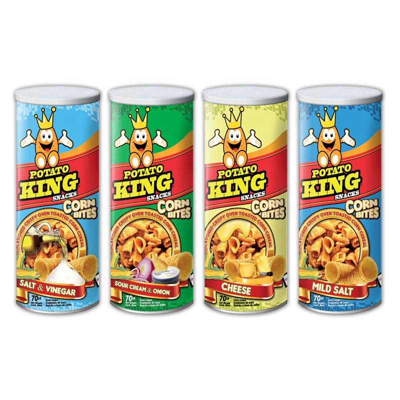 Hot Sale Snack Manufacturers Instant Food Corn Snacks Variety of Flavors Corn Chips Corn Cheese Crunches