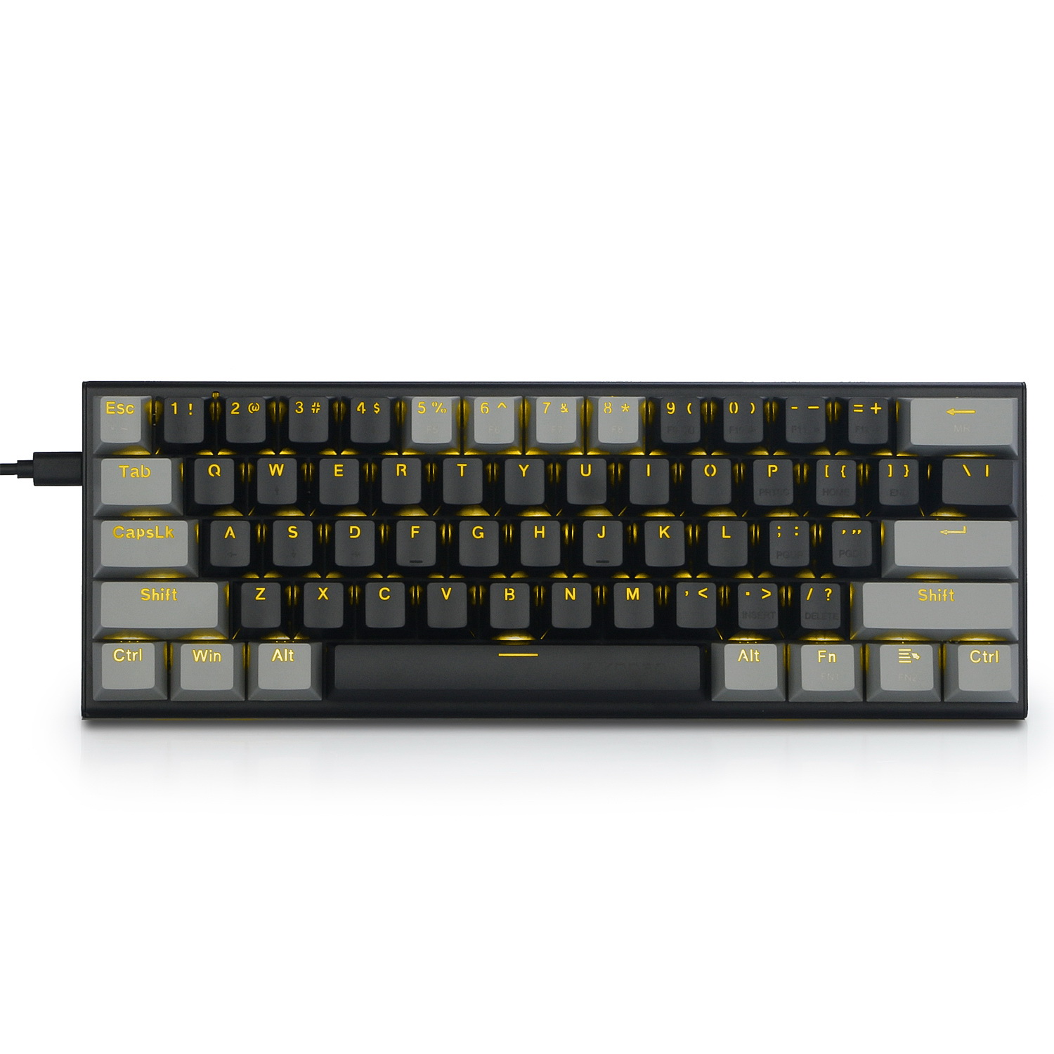 Новое поступление, клавиатура EYOOSO Z11 60%, игровая механическая клавиатура для ноутбука с LED-подсветкой, 61 клавиша