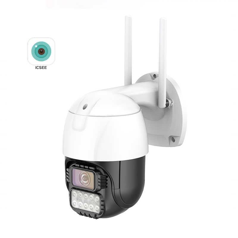 Icsee Factory Oem Icsee камера Wifi Full Color HD 1080P ночное видение звуковая сигнализация наружная Водонепроницаемая Wifi PTZ камера