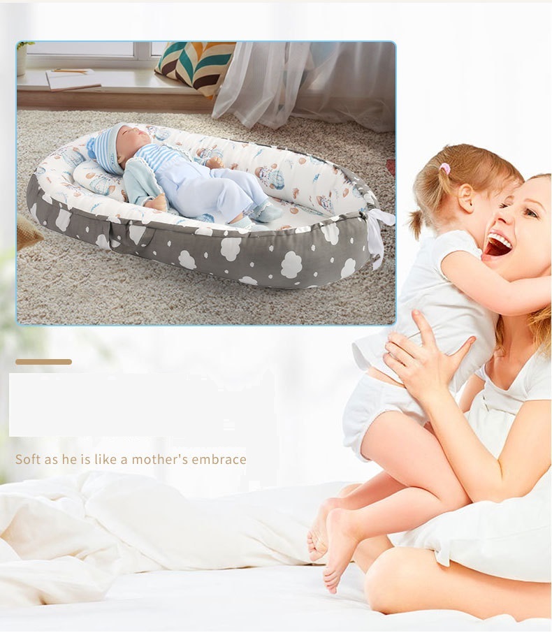 Baby Lounger Baby Nest Co-Sleeping Crib comforter Sleeping Nest Baby Bassinet