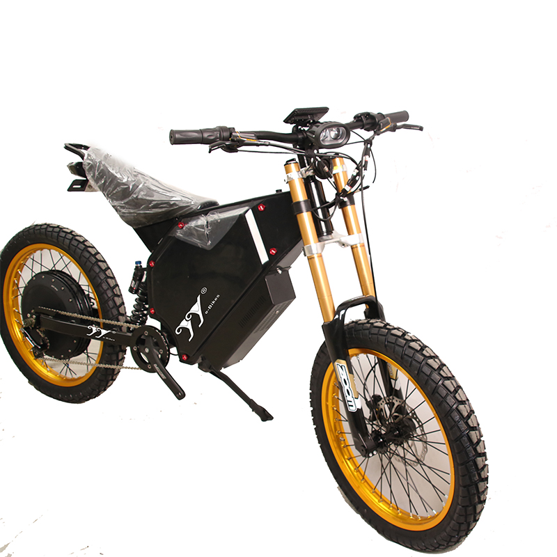 2020 new black colour 72v 12000W off road bicycle electric bike with cheap price