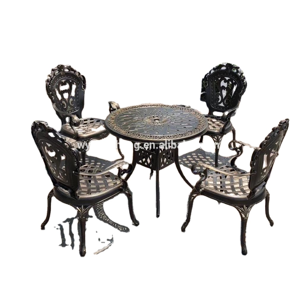 balcony pool Patio Bistro patio bistro Set Cast outdoor garden chair Aluminium aluminum Furniture