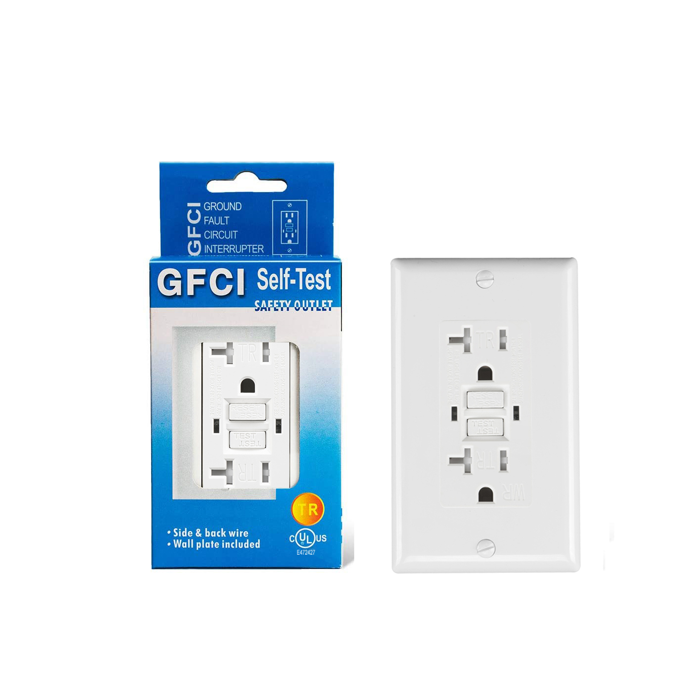 20 Ампер OEM Заводская розетка gfi GFCI самотестируемая розетка американская электрическая розетка