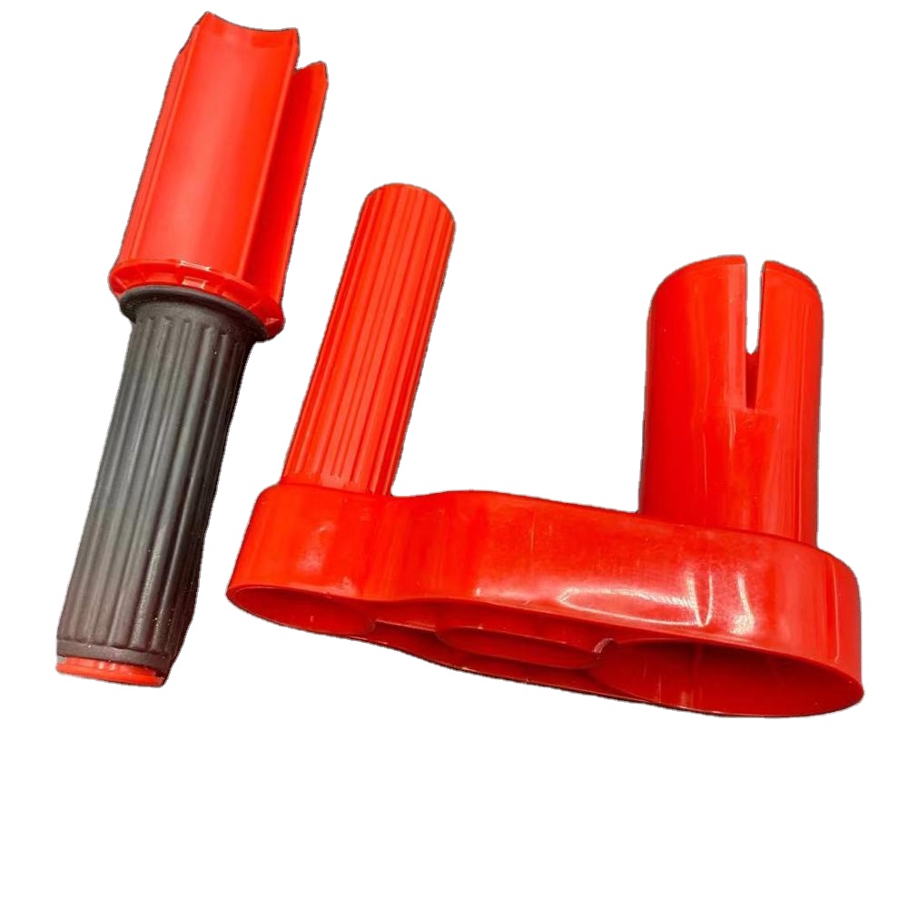 BSCI Factory Wholesale Heavy Duty Red Plastic Pallet Wrap Stretch Film Dispenser for wrap film