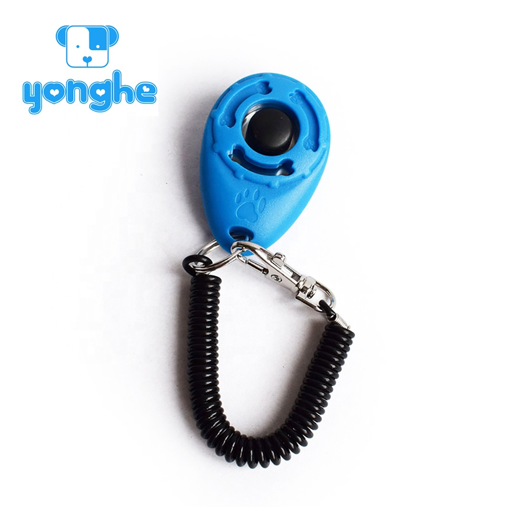 Yonghe, высокое качество, костяная форма, цветная, без шока, для собак и кошек, тренировочный кликер для собак