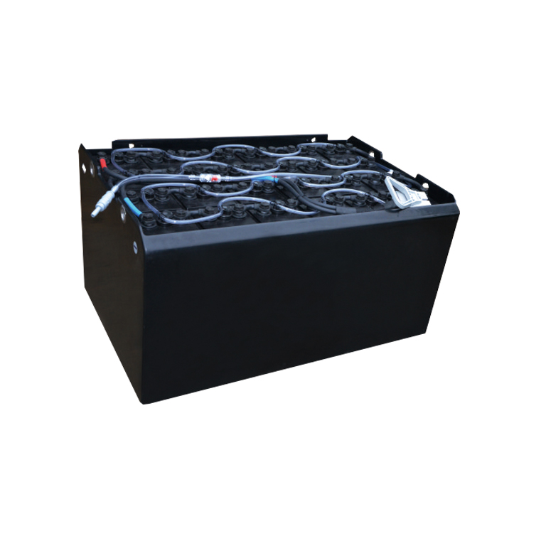 Батарейный блок 9VBS450/48V450Ah для тягового вилочного погрузчика, серия 158 VBS с поворотной трубкой или системой автозаполнения