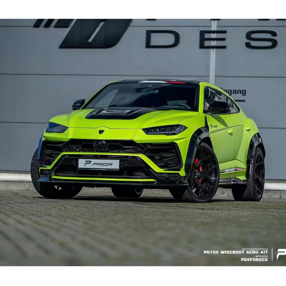 Runde для Lamborghini URUS Design Style комплект широкого корпуса Передняя бампер боковая юбка задний бампер губа диффузор спойлер для крыла