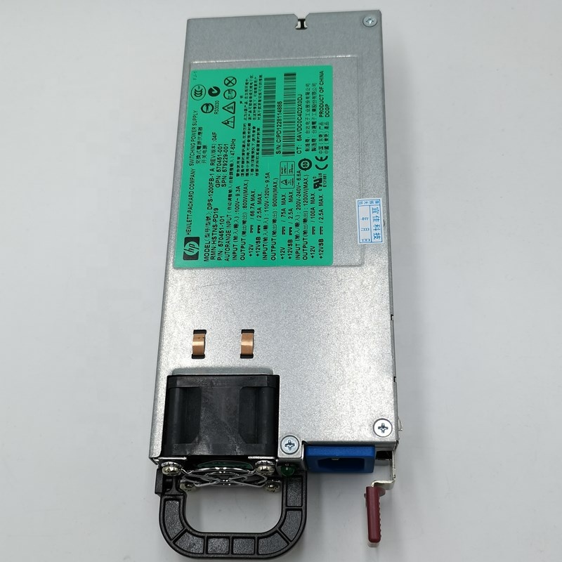 Оригинальный HP DL580G7 Platinum Power Supply DPS-1200FB-1 в 570451-101 579229-001 аккумулятор большой емкости серверный блок питания 1200w блок питания для добычи полезных ископаемых