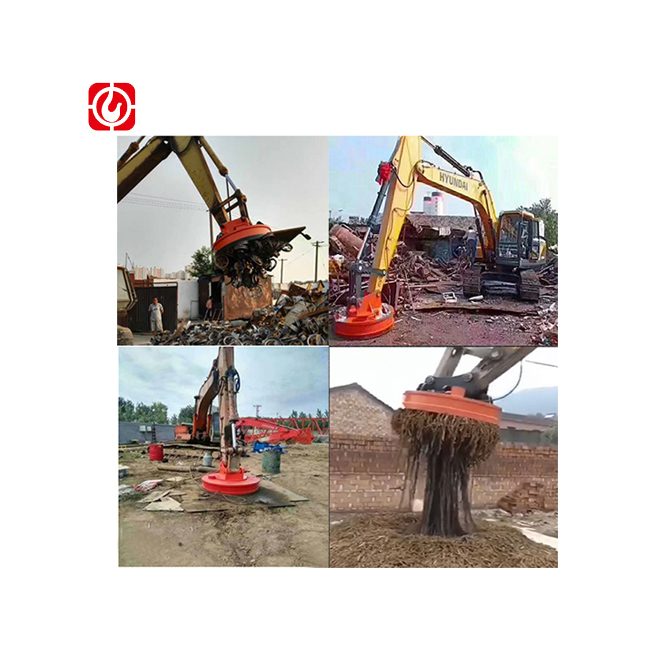 Jinniu China factory High quality for excavator metal MW5-110L/1-75 scrap circular electric lifting magnet electromagnet