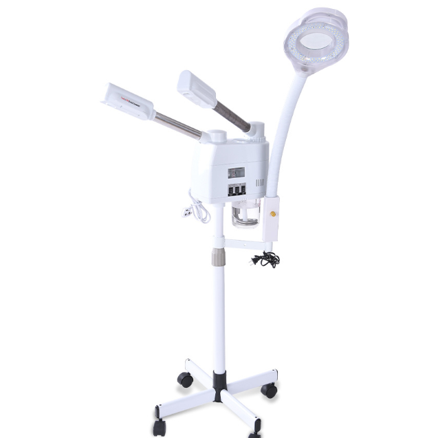 SY-FSM003 2021 3 in 1 hot and cold facial steamer with magnifier glass with lights