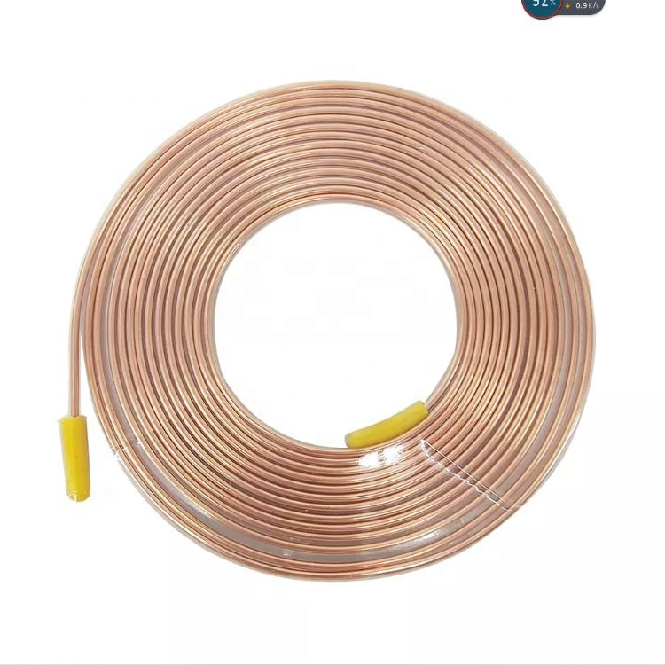 ASTM B280 99.9% чистый Холодильный кондиционер, твердый хладагент, прямая медная труба/трубка