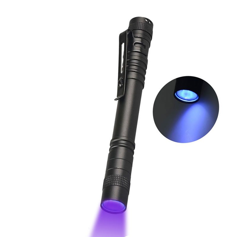 Ультрафиолетовый светодиодный фонарик TOPCOM scorpion 395нм, мощный ультрафиолетовый фонарик для УФ-клея