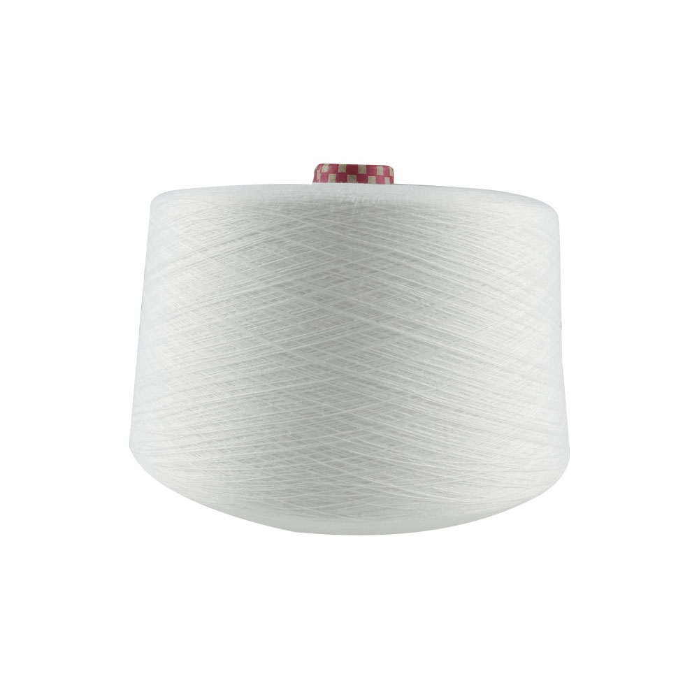 Stock 2ply fine open end raw white cotton t-shirts yarn 100% 32/2 cotton blend yarn for weaving knitting