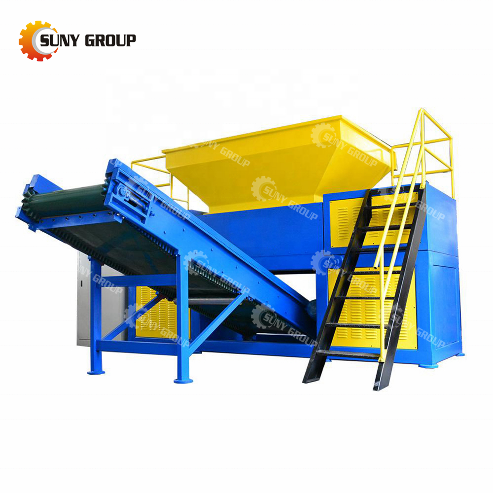 Waste textile shredder/ aluminum can crusher machine/ waste plastic bottle crusher