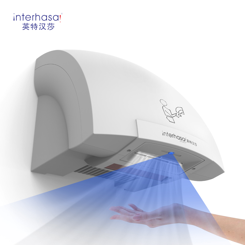 Interhasa/Новый 1200w указатель скорости набегающего потока воздуха 30 м/с высокоскоростная автоматическая мини электрическая сушилка для рук датчик дома для туалета ванной комнаты коммерческих