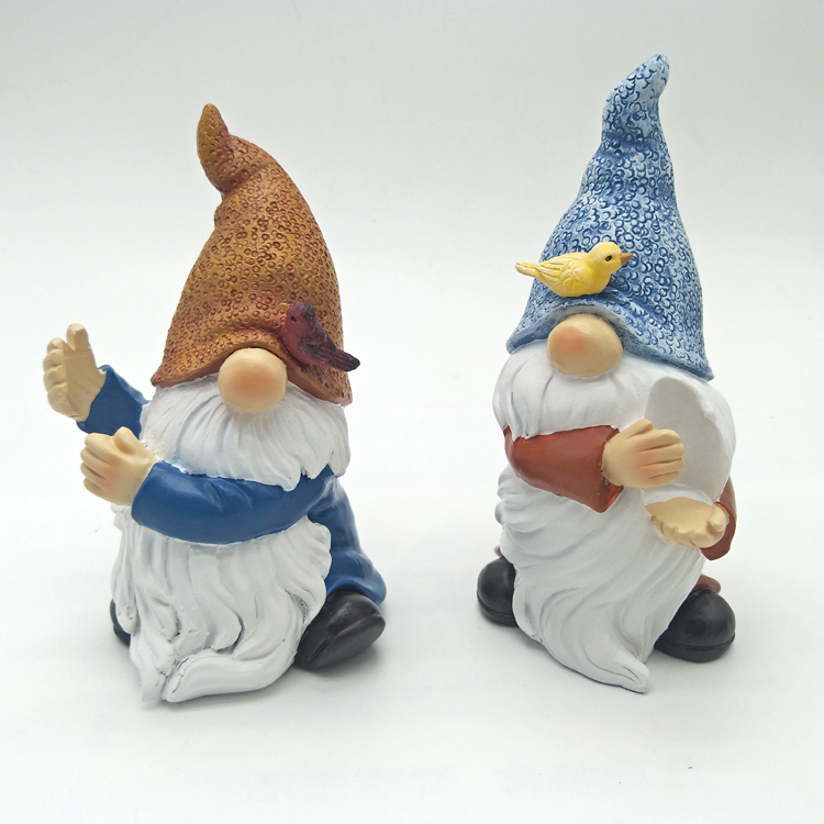 Amazon custom garden gnome figurine resin garden decoration