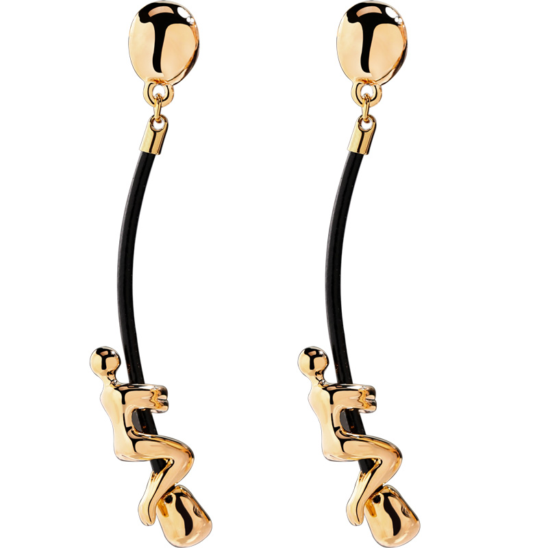 DARA Jewelry Set New Fashion Small gold Women Necklace Earrings Jewelry