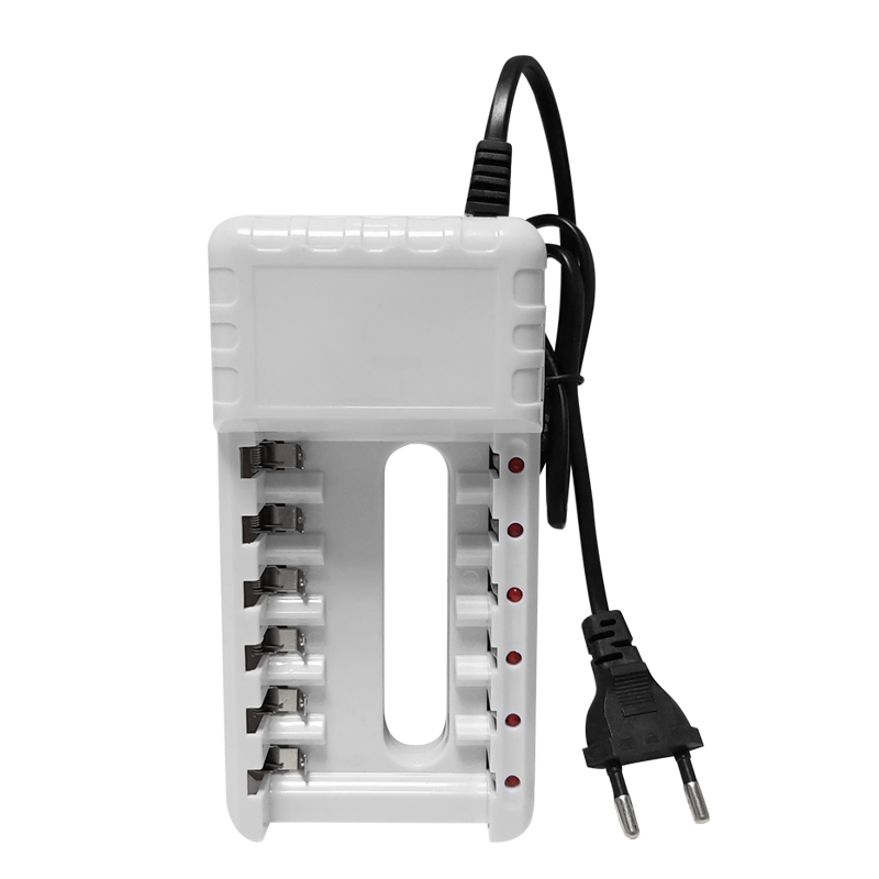 Wholesale 6 slots Intelligent Charger with LCD Display for Li-ion/LiFePO4/Ni-MH/Ni-Cd/AA/AAA Battery Charger