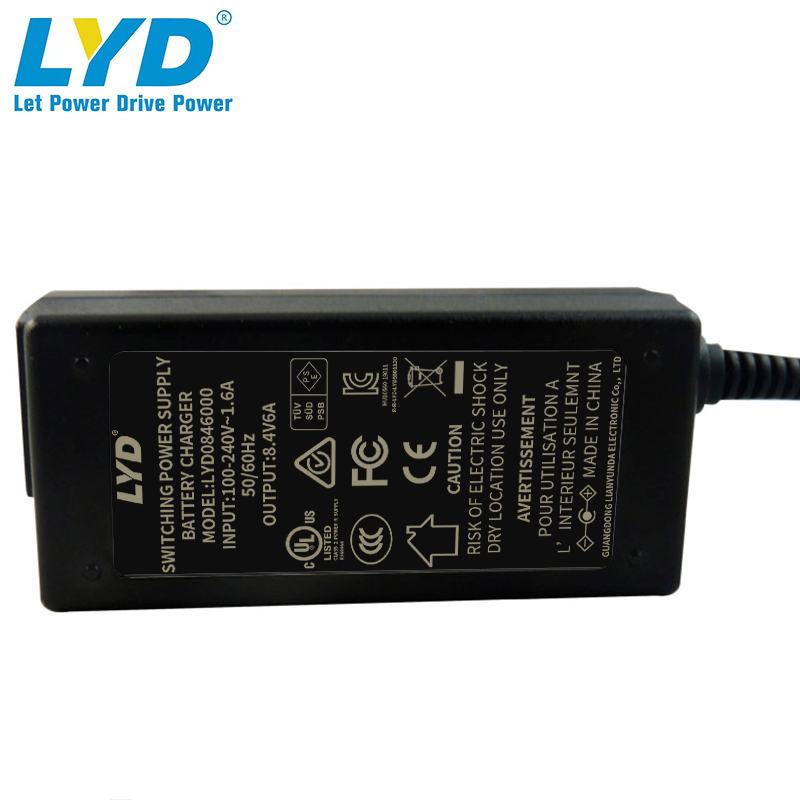 50W 8.4V 6A Smart Home Appliance Switching Power Adapter CE ROHS Certified Desktop Power Supply