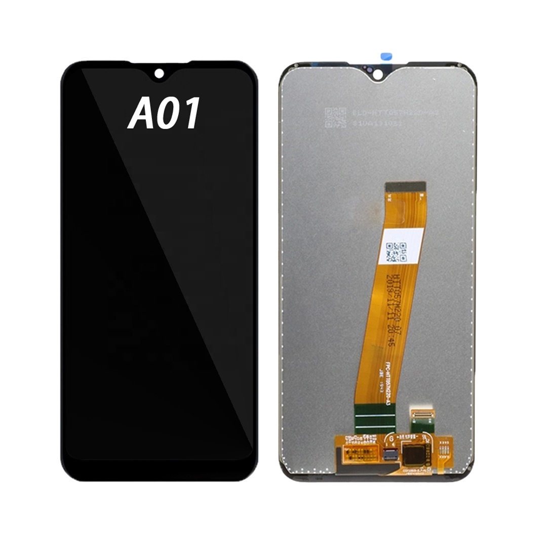 Для Samsung A01 оптовая продажа оригинального качества сотового телефона Полный ЖК-дисплей и сенсорный экран для Samsung A01 ЖК-дисплей