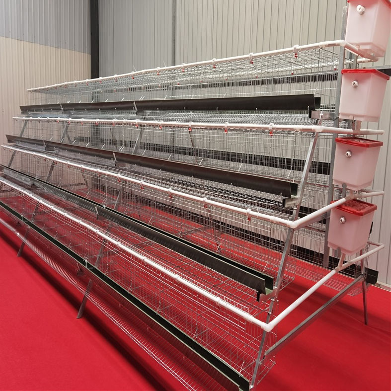 120 Chickens Breeding Poultry Layer Cage Galvanized Battery Laying Hens Layer Egg Chicken Cage