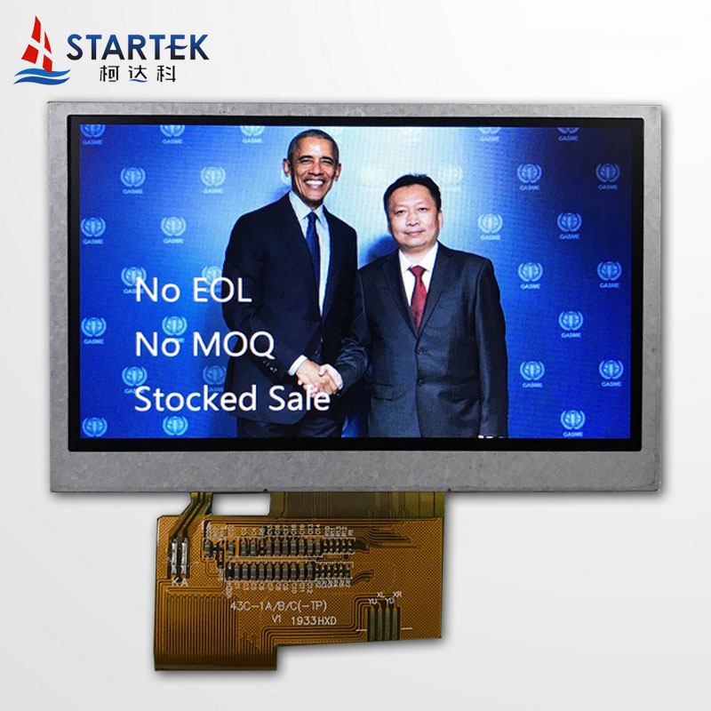 Цветной дисплей 4,3 дюйма 480*272, ST7282, 16/18/24 бит RGB интерфейс TFT LCD в наличии на продажу и без минимального заказа