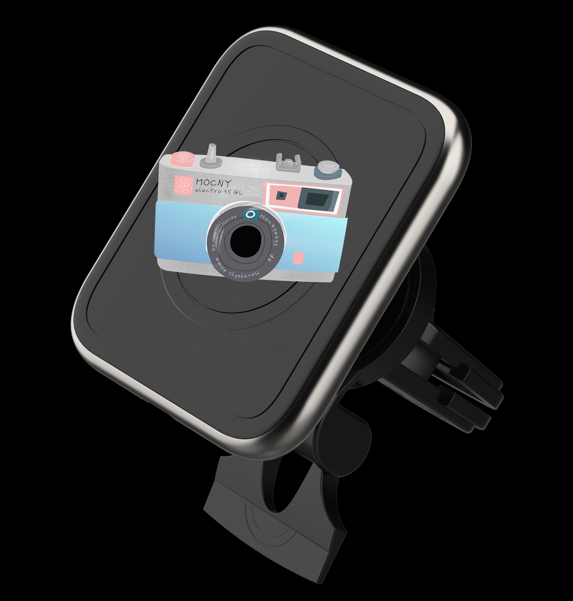 Магнитное беспроводное автомобильное зарядное устройство Magsafing для iPhone 12 pro Max, 15 Вт, с заводским логотипом