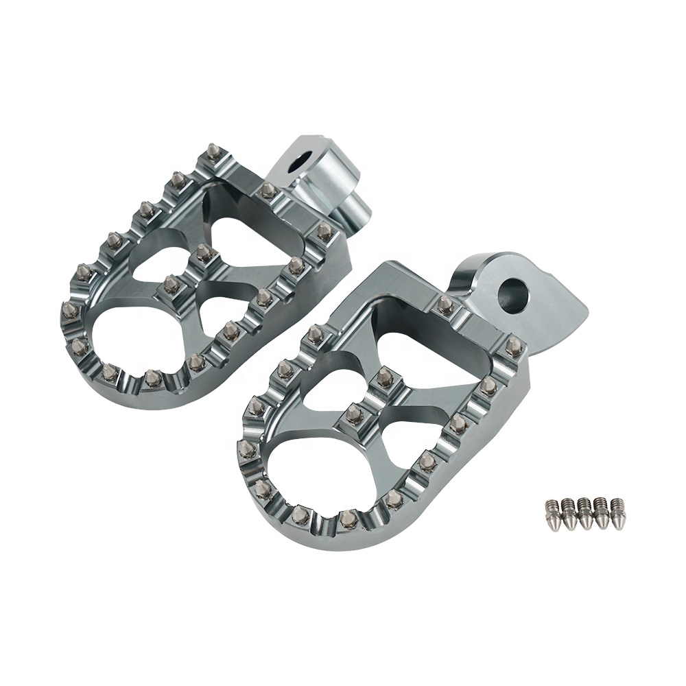 NiceCNC WIDE FAT Foot Pegs Footrest For Yamaha WR450F 2003-2020 WR250F 2001-2020 YZ450FX 2016-2019 2020