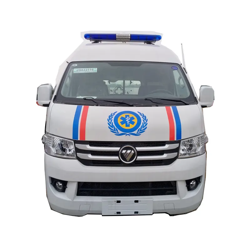 China discount price Ambulance Car ICU Ambulance Truck 6 sets Patient Transportation Ambulance with Oxygen