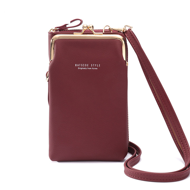 2021 new women messenger mobile phone bag fashion multi-function adjustable shoulder bags ladies wallet