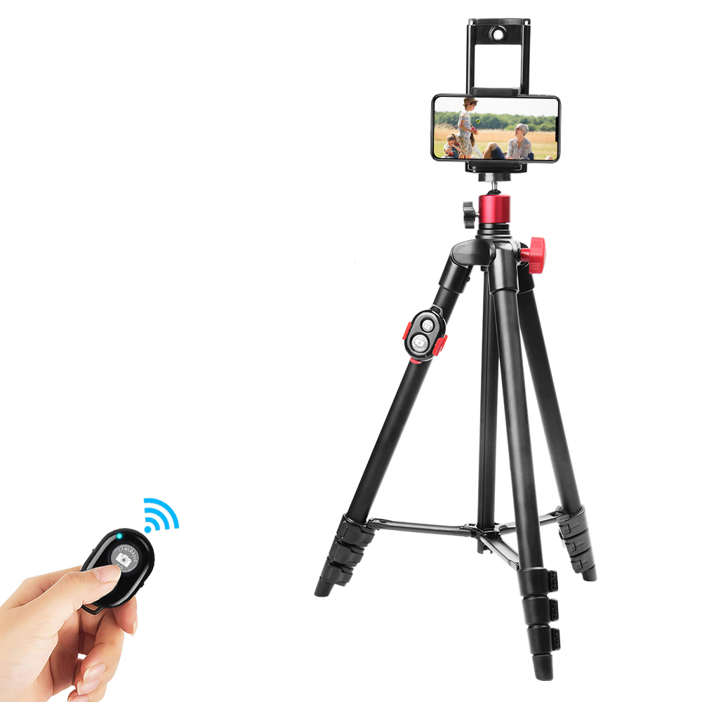 Selfie Stick Tripod UEGOGO 65" Heavy Duty Aluminum Extendable Tripod Stand With Control Remote For iphone Android Phone