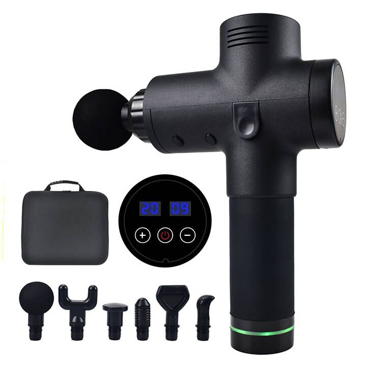 2021 New Custom Design Sports Hand Held 24V Electric LCD Screen Pistol,Deep Tissue Muscle Massage Gun