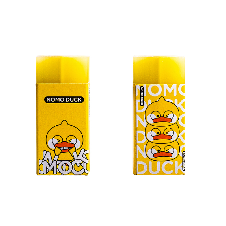 Cheapest children's gift mini cute eraser little yellow duck eraser high quality