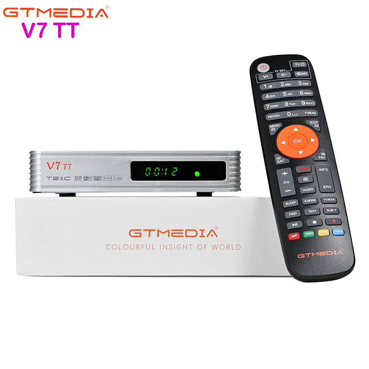 GTmedia V7 TT H.265 HEVC 1080P Full HD DVB-T/T2/DVB-C/J. 83b Поддержка YouTube Youporn Cccam Newcam USB wifi USB 3/4G dongle