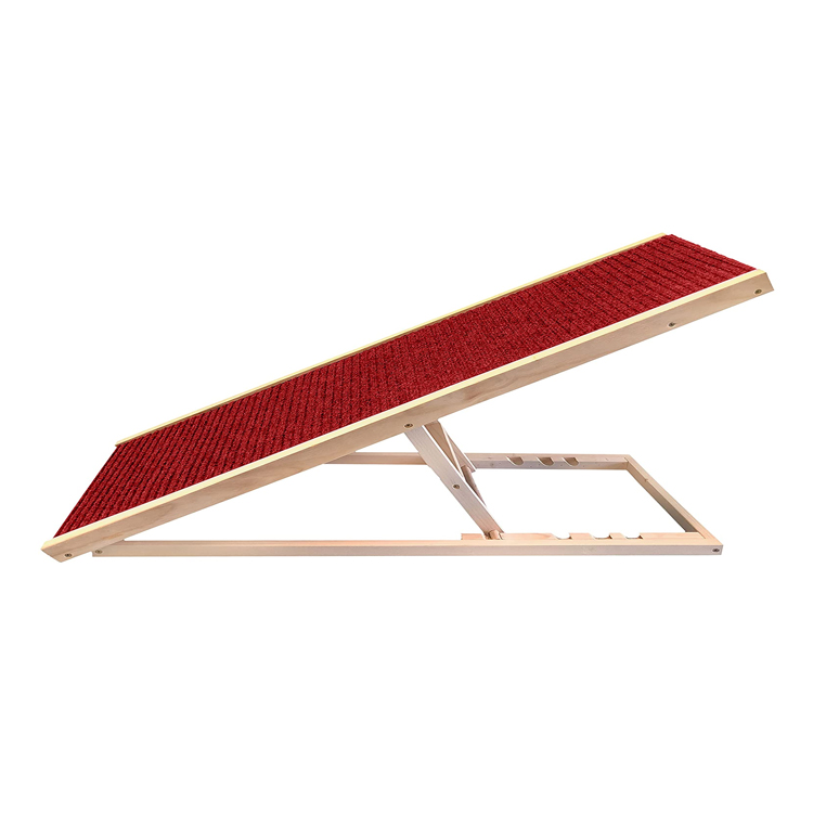 Harbour Pet Dog Adjustable Height Folding Bed Wooden Ramp for Car