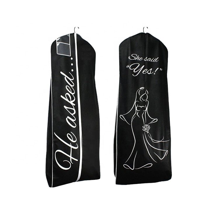 Hot sealing Eco-friendly hanging garment bag Suit Bag for Storage waterproof garment packaging bags for Suits, Coats, Dresses