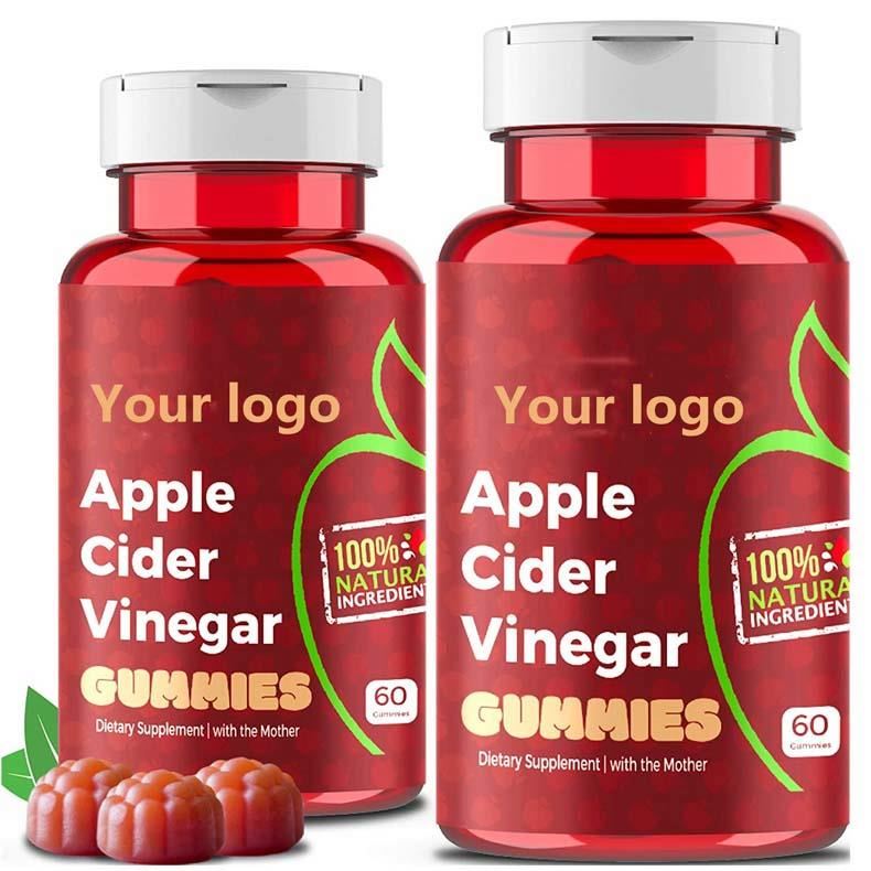 Private Label Best Effect Fat Burner Apple Cider Vinegar With Mother Vegan Weight Loss Gummies
