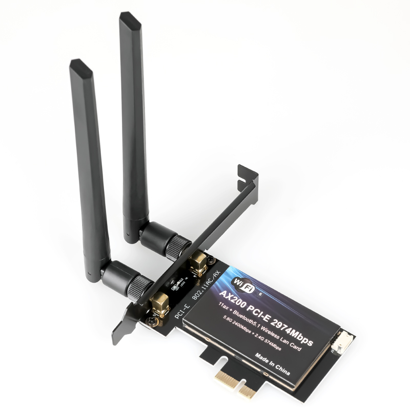 WiFi 6 AX200 сетевая карта 2 * 10dbi 5 ГГц для ноутбука Windows 10 Blue-tooth