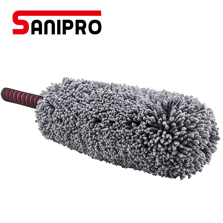 Многофункциональный Пыльник Sanipro из микрофибры для удаления пыльцы, для внутреннего использования, длинная небьющаяся выдвижная ручка, идеальный автомобильный Пыльник
