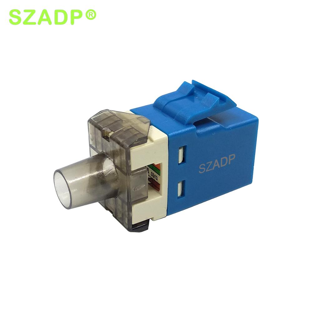 Высокое качество RJ45 180 градусов сетевой модульный разъем Cat6a Cat6 Jack cat5e Keystone