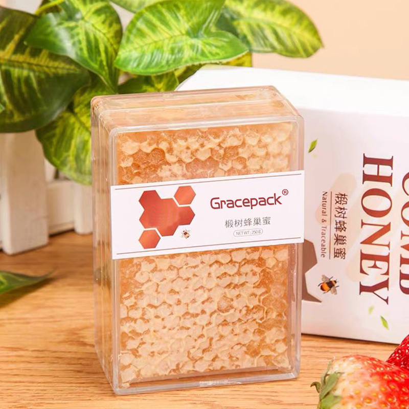 Cheap Hot Sale Plastic Comb Honey Box With 250G/500G  Food Grade Honey Comb Box/Container Cassette