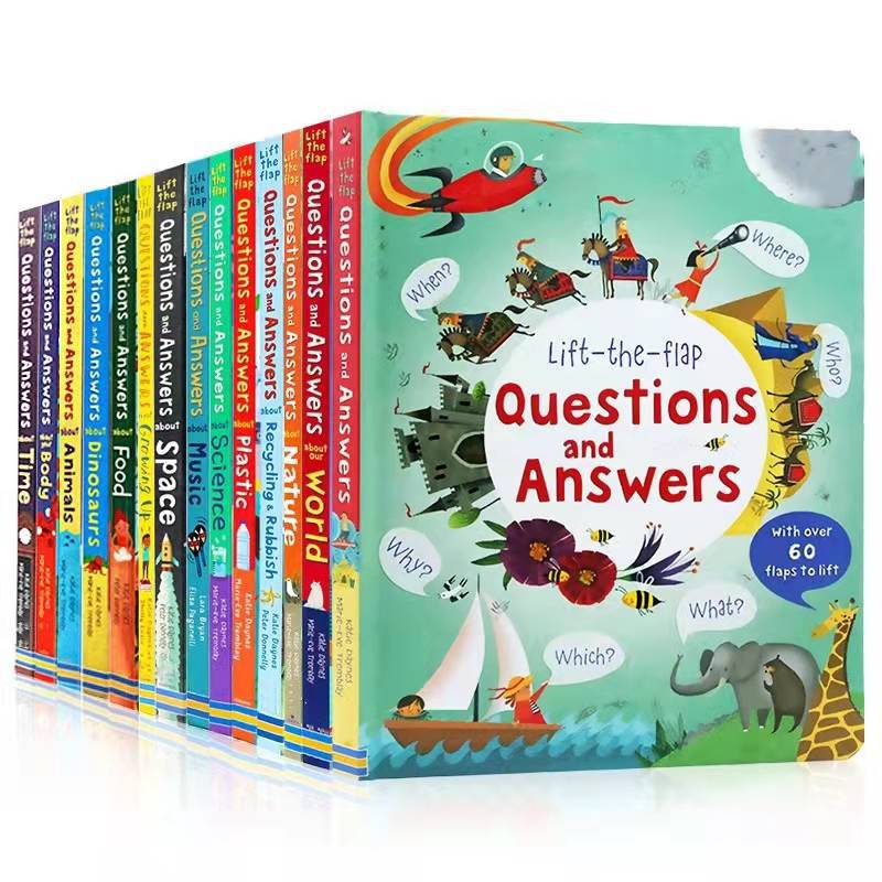 Usborne Лифт откидная серия доска книга всплывающие 3D книги для детей