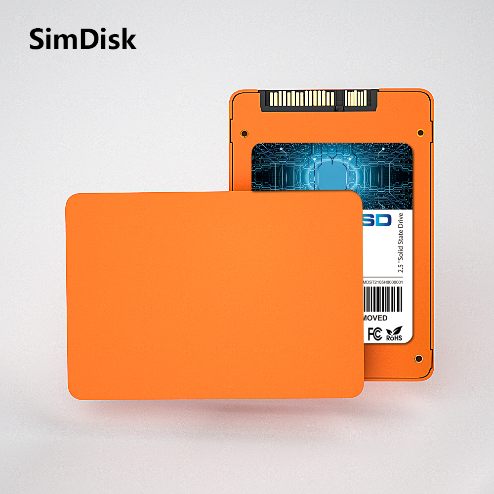 SSD-накопитель SimDisk 2,5 дюйма SATA III с поддержкой логотипов под заказ, жесткий диск с твердотельным жестким диском
