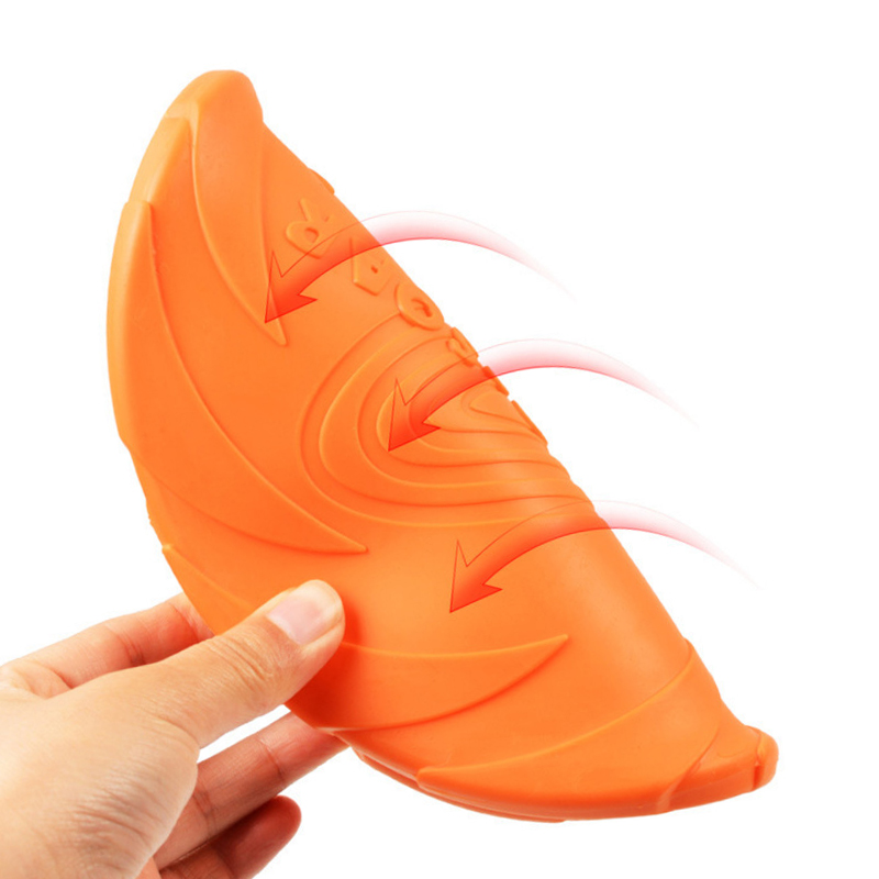In Stock Flying Disc Training Toys Chew Aggressive Chewers Rubber for Dog Toy