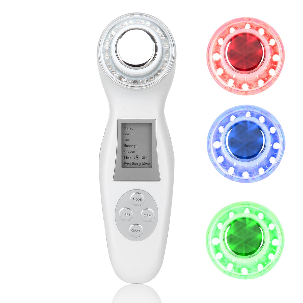 New Innovative Skincare Rejuvenation Device Ultrasonic Photon Facial Massager