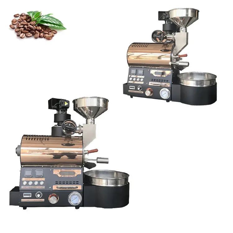 2kg industrial coffee roaster small nuts roasting cocoa bean winnower machine